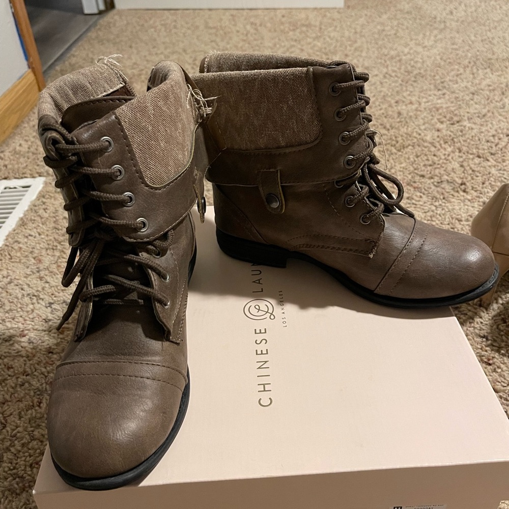 Brown boots